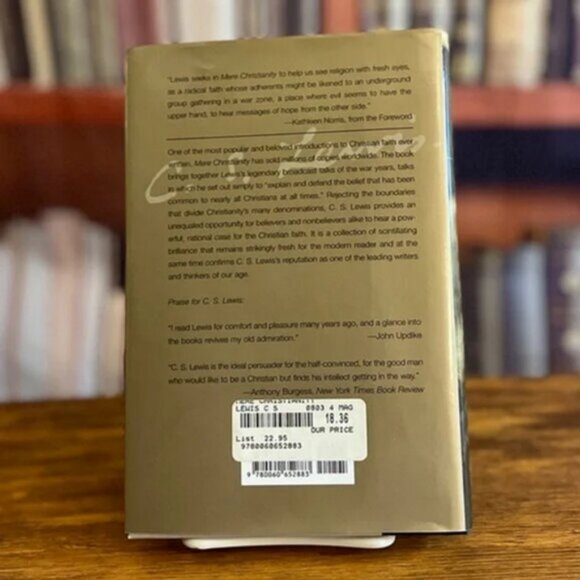 Mere Christianity by C.S. Lewis (English) Hardcover ISBN: 9780060652883 - Picture 7 of 8